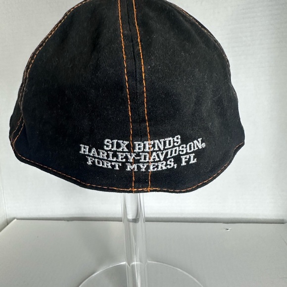 H-DMC Custom Iron Harley-Davidson Motorcycles Fitted Baseball Hat - Picture 4 of 7